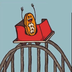 Bitcoin Roller Coaster Guy's Logo