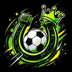 Dark Horse Football's Logo