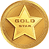 Gold star coin's Logo