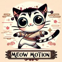 Meow Motion's Logo'