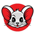 mouse in a cats world's Logo