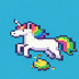 Pixelated Farting Unicorn's Logo