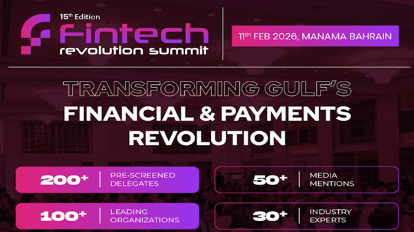 The Fintech Revolution Summit – Bahrain 2026 will be held on February 11, 2026, at Crowne Plaza Manama, uniting 300+ fintech leaders to advance Bahrain’s Vision 2030 goals