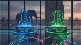Trump-Backed American Bitcoin Overtakes ProCap in Corporate BTC Treasury Race