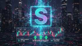 El precio de SOL pone a prueba un soporte crítico mientras el crecimiento de la red Solana se acelera
