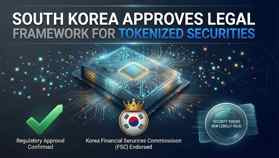 Corea del Sur Aprueba Marco Legal para Valores Tokenizados