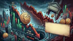 La memecoin de Trump se desploma un 96% desde su máximo mientras caen sus índices de aprobación