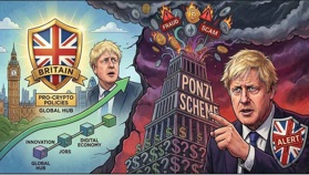 Boris Johnson arremete contra el Bitcoin calificándolo de «gigante esquema Ponzi