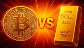 Por Qué El Oro Subió Mientras Bitcoin Cayó: Un Nuevo Desafío Al Estatus De Refugio Seguro De BTC