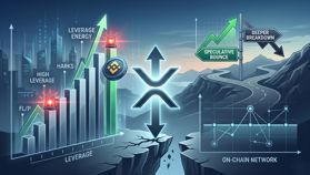 XRP enfrenta un momento decisivo mientras el apalancamiento alcanza su pico de 2026