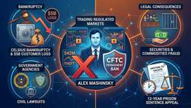 La CFTC prohíbe permanentemente operar en los mercados al fundador de Celsius, Alex Mashinsky