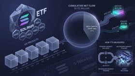 Los ETF de Solana enfrentan una sequía de entradas de cinco días a medida que se enfría la actividad del mercado