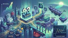 Solana supera los $3 billones de dólares en volumen acumulado de DEX mientras el trading se dispara