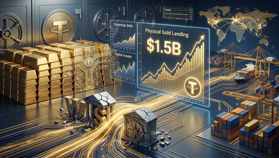 Tether emerge como un actor clave en préstamos de oro con una financiación de $1.500 millones para un distribuidor de metales en EE. UU.