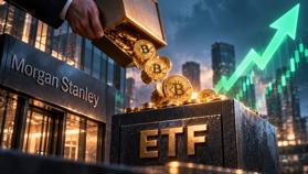 ETF de Bitcoin de Morgan Stanley suma $193M en 3 días