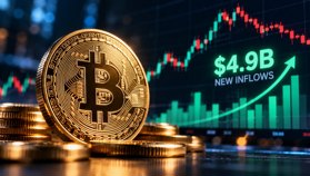 Glassnode revela que Bitcoin recibió casi $5.000 millones de capital nuevo mientras su precio pierde fuerza