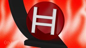 Il prezzo di HBAR rischia un calo del 28% con la rottura della bear flag, ma un elemento fuori dal coro offre speranza