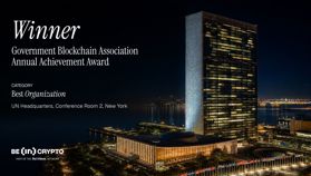 BeInCrypto erhält Auszeichnung als beste Organisation bei den Government Blockchain Association Awards 2026