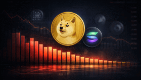 Dogecoin, Solana, & Other Altcoins End 2025 With Half The Weekly Volume Of 2024