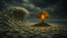 Global money supply has tripled Bitcoin’s market cap this year