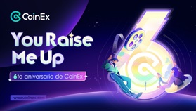 Exchange CoinEx celebra su sexto aniversario premiando a sus clientes leales