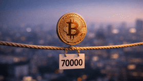 El precio de bitcoin se aferra a los USD 70.000 ¿qué tanta fortaleza tiene?
