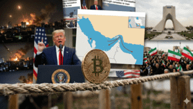 Bitcoin está en un frágil equilibrio a USD 77.000 a la espera de definiciones sobre Irán