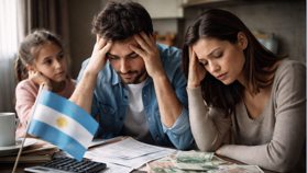 La mora crediticia de las familias de Argentina se cuadruplicó en un año