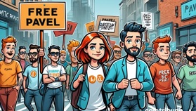 #FreePavel Durov : les leaders crypto demandent sa libération !