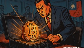 Bitcoin : Taïwan envisage un investissement de 2,5 milliards de dollars