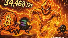 Le record fou d’Ethereum à 34 468 transactions crypto par seconde