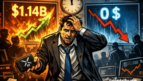 Après 30 jours positifs, l’ETF XRP stoppe net les entrées de capitaux