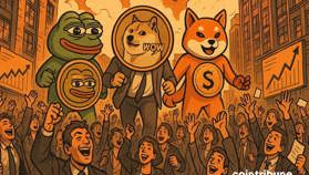 Le retour en force des memecoins : PEPE, Dogecoin et Shiba Inu en tête des gains