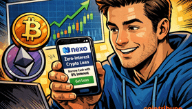 Nexo lance des prêts crypto sans intérêts pour les détenteurs de BTC et ETH