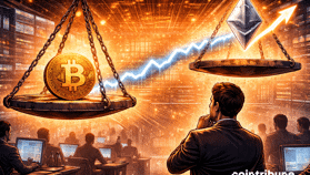 Ethereum pourrait reprendre l’avantage sur le Bitcoin : Le ratio ETH/BTC relance les interrogations