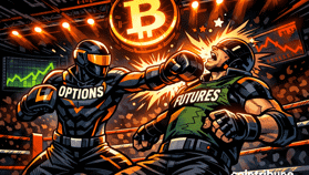 Bitcoin : Les options dépassent les contrats à terme et redessinent la gestion du risque