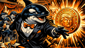 Crypto : Le memecoin TRUMP attire les baleines avant le grand rendez-vous en Floride