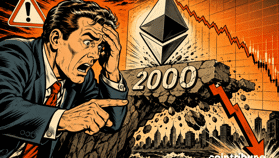 Les analystes avertissent d’une chute drastique de l’Ether si le support de 2000 dollars cède