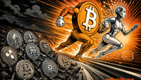 Les altcoins boudés : Le capital file vers le bitcoin et l’IA