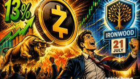 Zcash progresse de 13 % avant la mise à jour Ironwood du 21 juillet