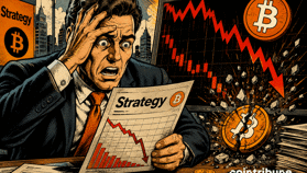 Strategy perd 8,2 milliards de dollars après la chute du Bitcoin