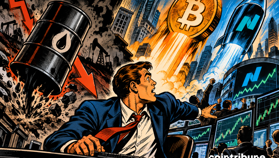 Le Bitcoin et le Nasdaq s’envolent tandis que le pétrole chute
