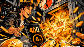 Nouveau sur OKX : Jusqu’à 400 € offerts, 8 % de bonus jusqu’au 8 octobre