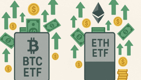 암호화폐, ETF 투자자 선호도에서 채권과 ‘공동 2위’–블룸버그