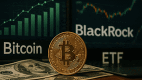 비트코인 급등에 블랙록 IBIT 거래량 급증…채굴株, 수익성 악화에 하락