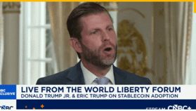 에릭 트럼프 “인생 어느 때보다 비트코인 낙관”… 트럼프 가문, 가상자산 전면 배치