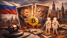 러시아에서 이혼하면, 비트코인은 ‘분쟁자산’
