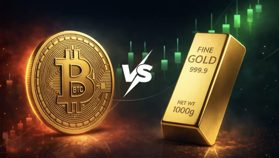 Bitcoin, Vàng và S&P 500: Liệu Vàng có thực sự vượt trội hơn Bitcoin về lợi nhuận?