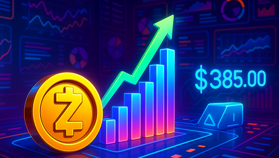 Zcash tăng 16%, thanh khoản cảnh báo: ZEC vượt 385 USD?