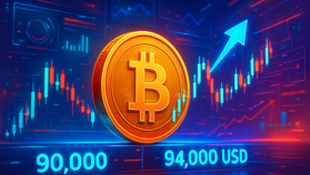 Bitcoin đi ngang trong vùng 90.000–94.000 USD, chờ biến động mạnh